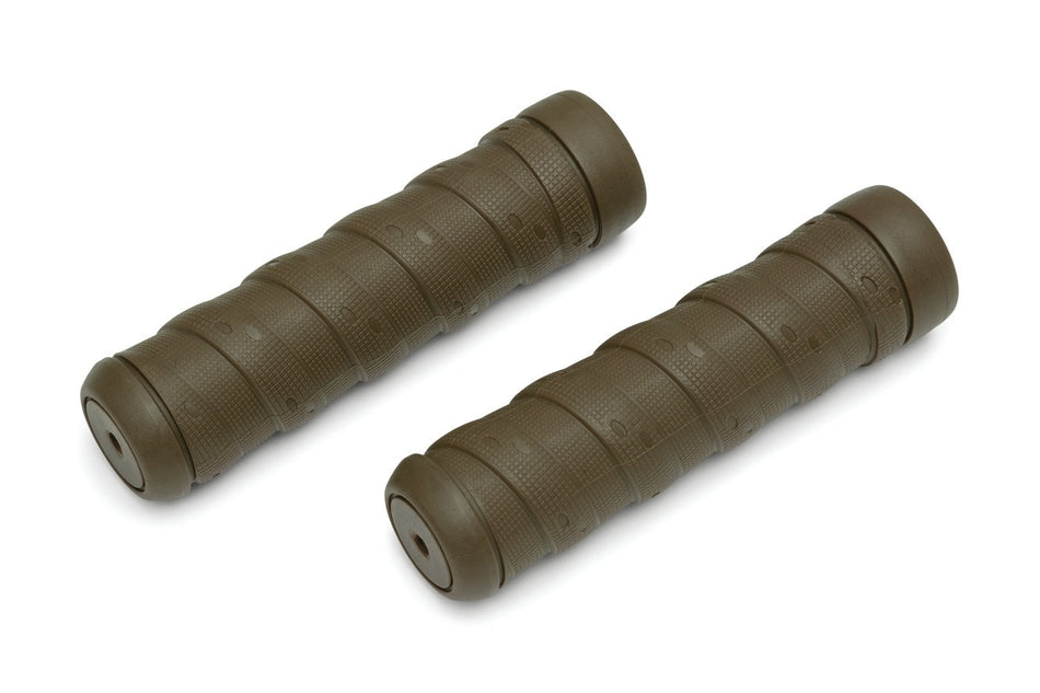Kuryakyn 6591 Classic Wrap Grips 1" Brown Old School Universal