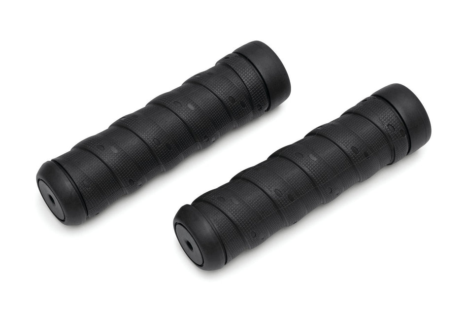 Kuryakyn 6592 Classic Wrap Grips 7/8" Black Old School Universal