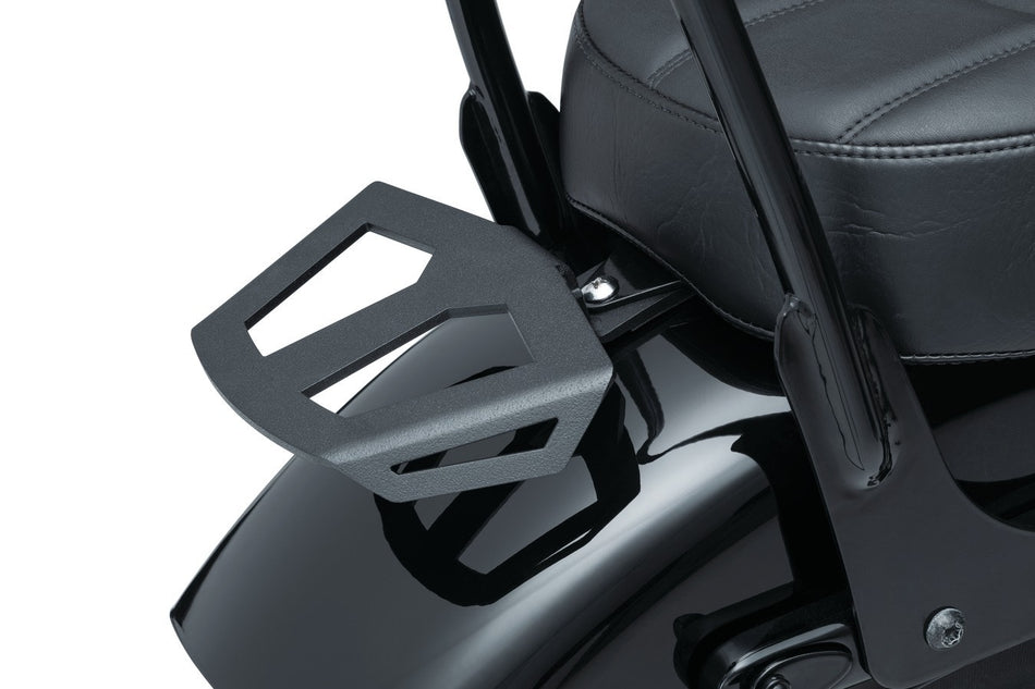 Kuryakyn 5783 Micro Rack 8 x 5 Luggage Rear Wrinkle Black Harley & Indian Models