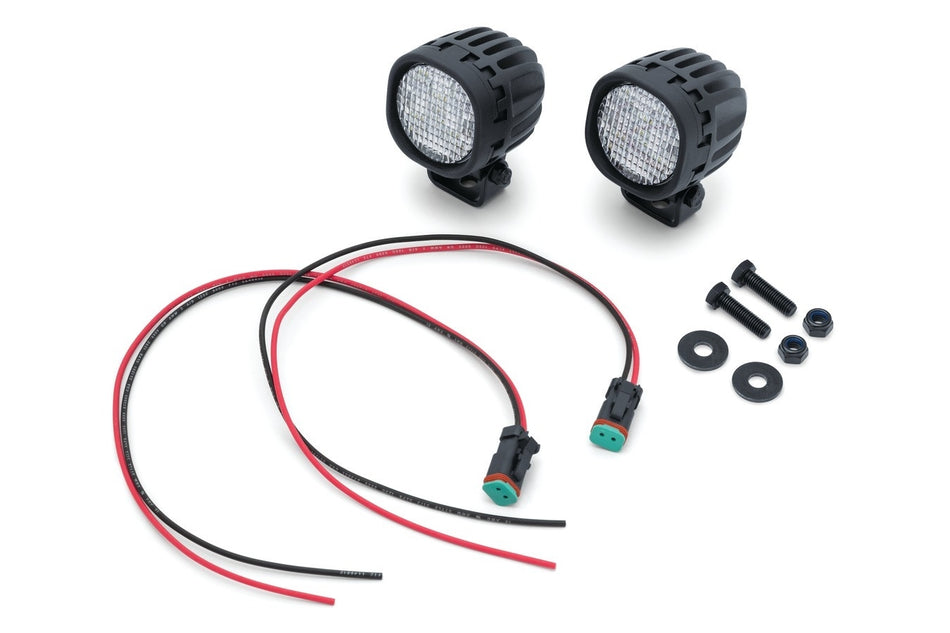 Kuryakyn 3009 Lodestar 750L High-Output Driving Lights Flood Beam Universal 12v