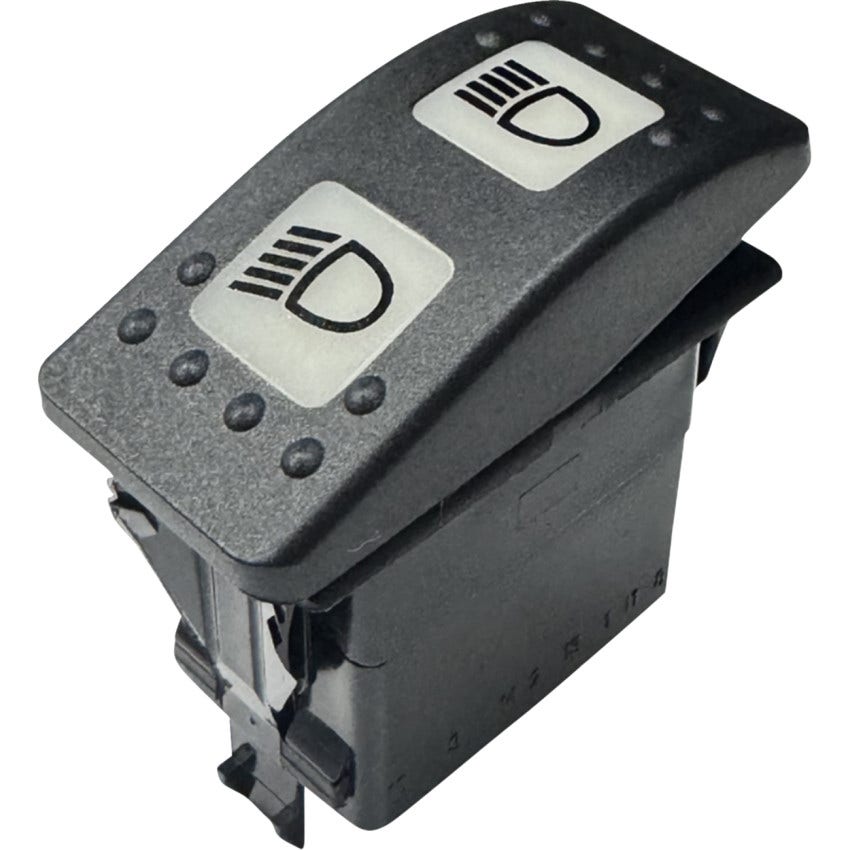 Custom Dynamics Non-Interrupting 3-Position Lighted Rocker Switch for Harley