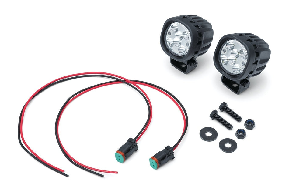 Kuryakyn 3008 Lodestar 750L High-Output Driving Lights Spot Beam Universal 12v