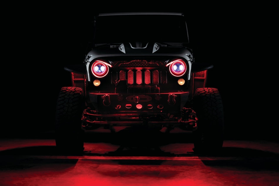 Kuryakyn 2480 Nightcrawlers Headlight & Accent Light Kit for Jeep Wrangler 97-18