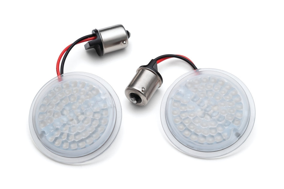 Kuryakyn 2936 LuminEZ LED Rear Turn Signal Insert 1156 Amber Bullet Style Harley