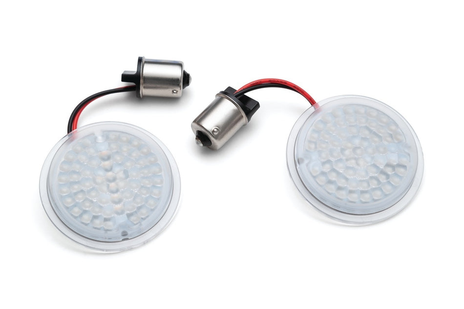 Kuryakyn 2939 LuminEZ LED Rear Turn Signal Insert 1156 Red Bullet Style Harley