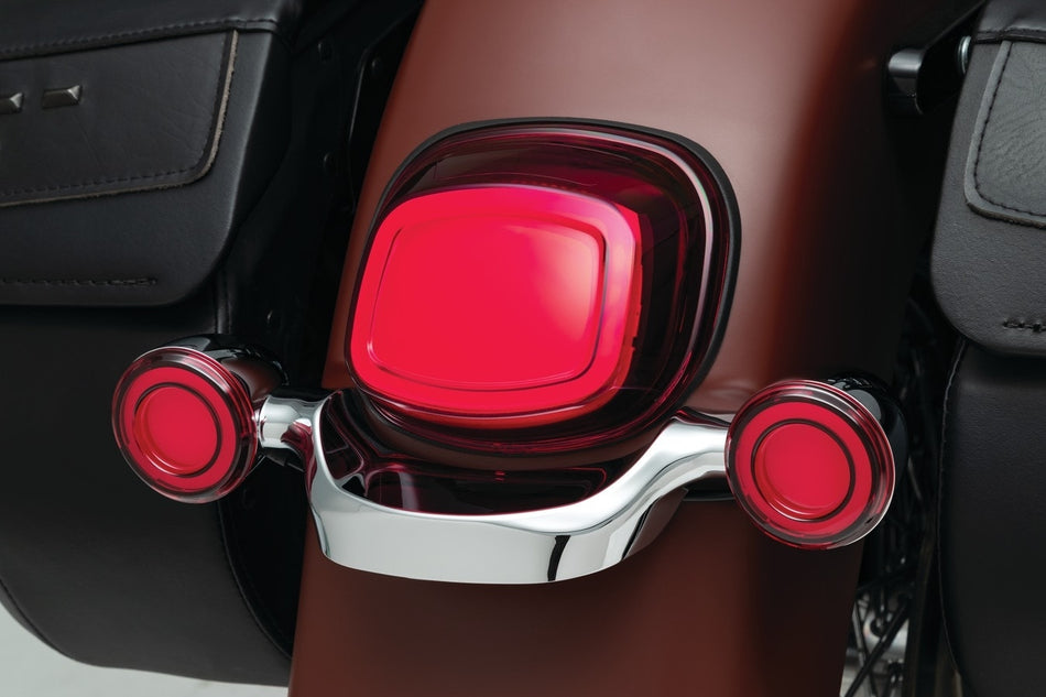 Kuryakyn Tracer LED Tailights Red without Plate Light Harley Big Twin 99-Up