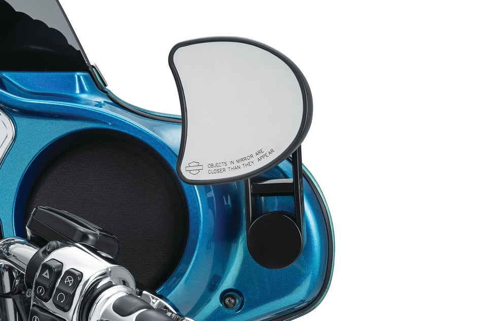 Kuryakyn 6575 Black Adj Drop Mirror Relocator Mount Harley Street Glide 14-Up