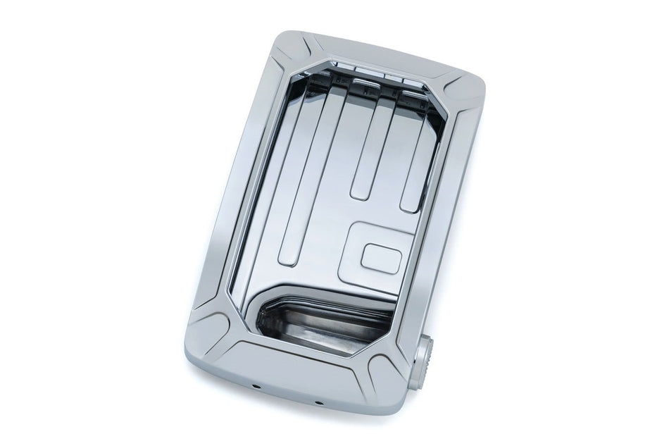 Kuryakyn Chrome Nova Vertical Side Mount License Plate Holder Harley / Metric