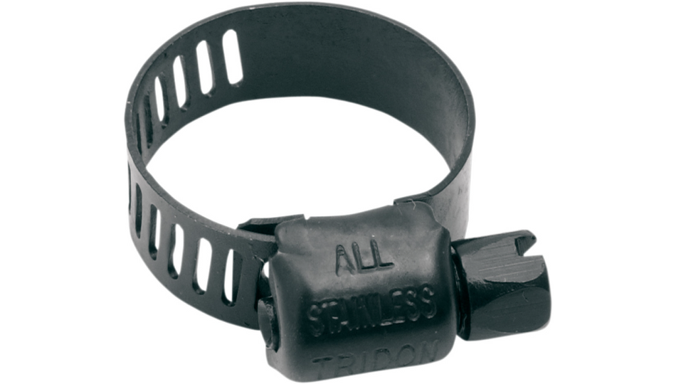 Jagg HC78-10 5/16"-3/8" Universal Black Hose Clamp 10-Pack