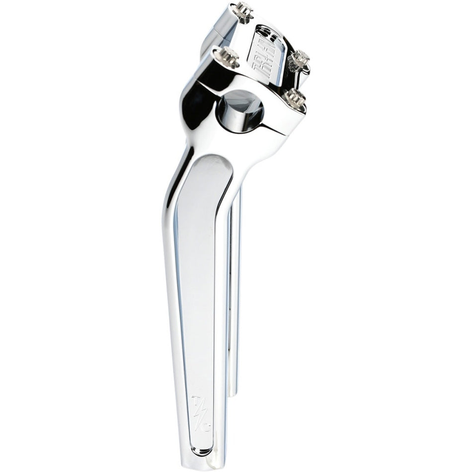 Thrashin Supply Chrome 9.5" w/o Gauge Cutout Handlebar Pullback Riser TSC-9525-3