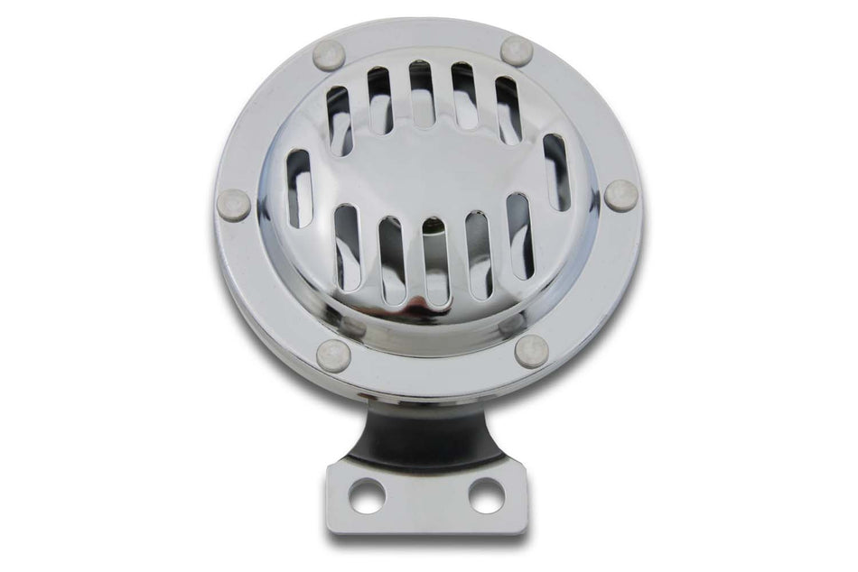 V-Twin 33-0701 Universal Style Mini Chrome 12 Volt Horn for Harley Davidson