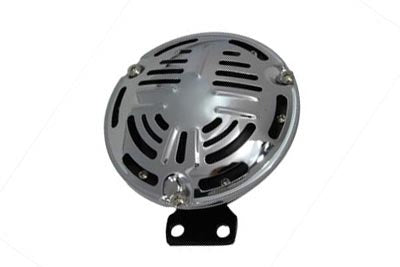 V-Twin 33-0711 Universal Style Chrome 12 Volt Horn for Harley Davidson