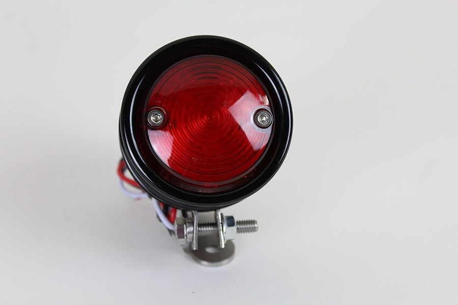 V-Twin 33-1667 Wyatt Gatling Bullet 12V Red LED Motorcycle Brake Light Harley