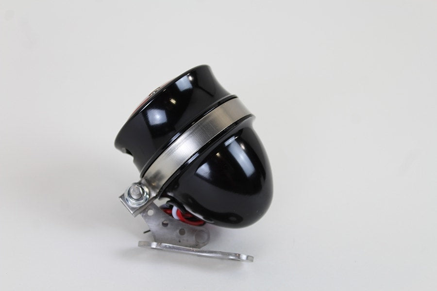 V-Twin 33-1667 Wyatt Gatling Bullet 12V Red LED Motorcycle Brake Light Harley