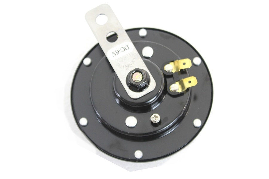 V-Twin 33-1691 Universal Style Black 6 Volt Horn for Harley Davidson Classic XL