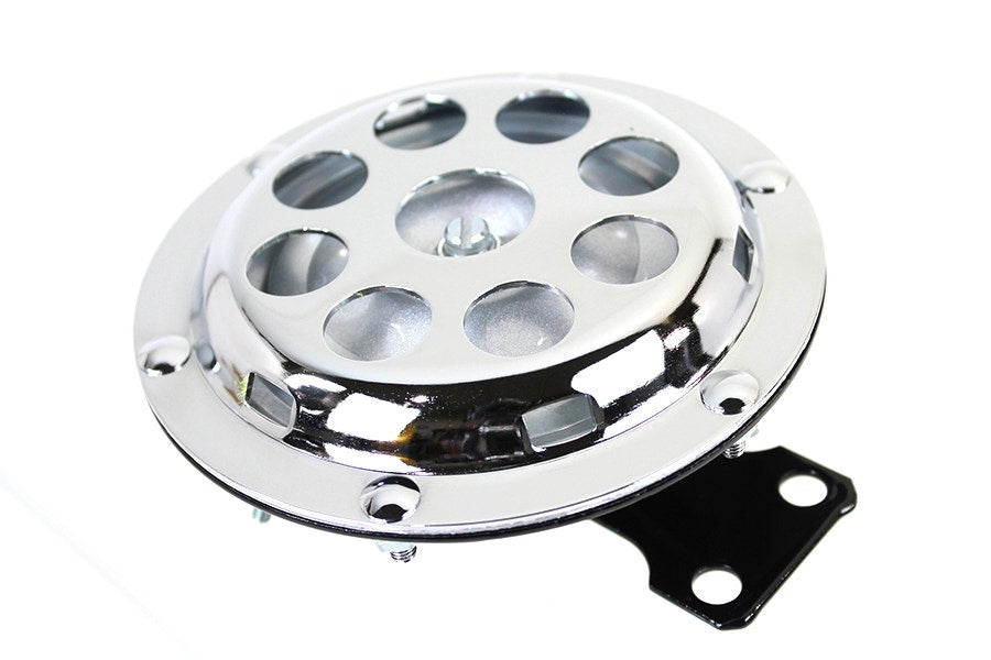 V-Twin 33-1718 Chrome 6" Horn 9-Hole Harley Ironhead Sportster XLCH 57-79