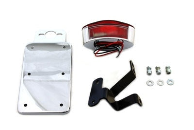 V-Twin 33-1811 Side Mount Tail Lamp Kit Cateye Style Harley Sportster XL 04-Up