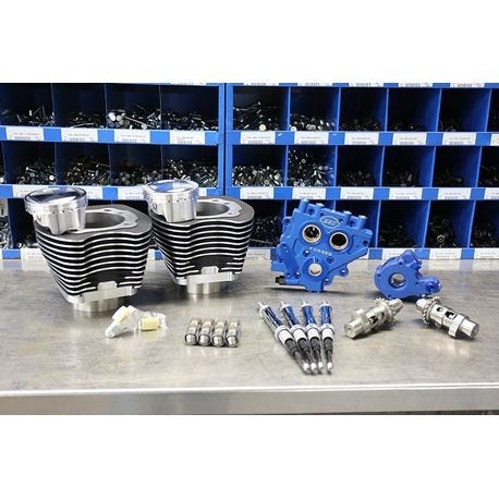 S&S Cycle Power Package Big Bore Kit w/ 585 Cams 99-17 Twin Cam