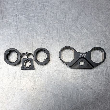 S&S 330-0741 Black Billet Tappet Cuffs Harley Sportster XL 06-Up