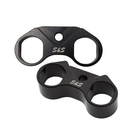 S&S 330-0741 Black Billet Tappet Cuffs Harley Sportster XL 06-Up