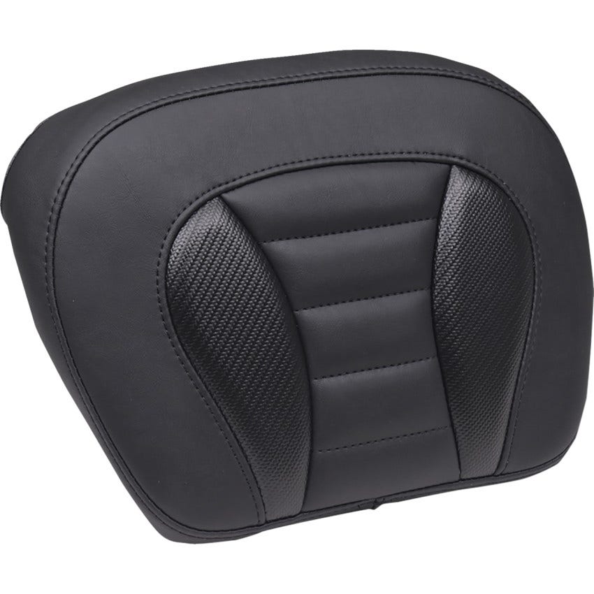 Mustang Deluxe Black W/Chopped Tour-Pak Pad for Harley 23-24 Touring