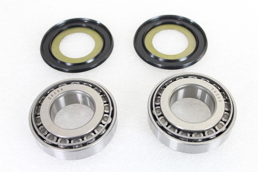 V-Twin 24-1750 Steering Head Stem Bearing Kit Harley Touring FLH FLT 14-17