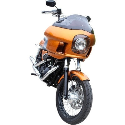 Klock Werks Dark Smoke 9" Flare Windshield for Harley Dyna Low Rider FXR Police