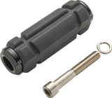 Ciro Chicane Chrome and Black Shift Pegs for Harley