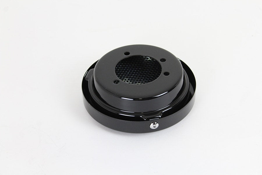 V-Twin 34-1422 Wyatt Gatling Black 5-3/4" Baby Moon Air Cleaner 88-17 Harley