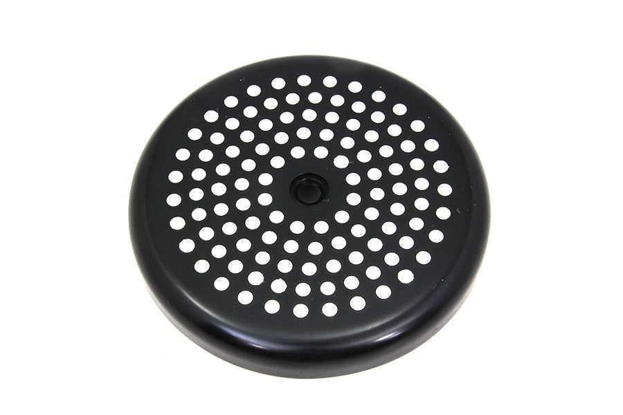 8" Black Swiss Cheese Air Cleaner Cover Harley & Custom