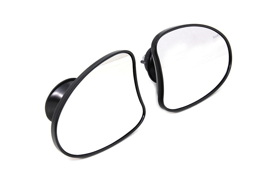 Black Mini Fairing Mirror Set OE Repl 56000076 Harley FLT Road Glide 14-Up