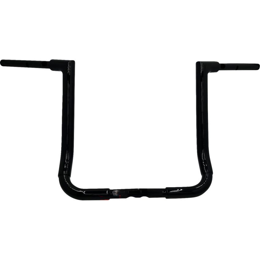 FBI Inc Black 1-1/2" EZ Install Flat Top 16" Handlebar for 23.5-24 FLHX