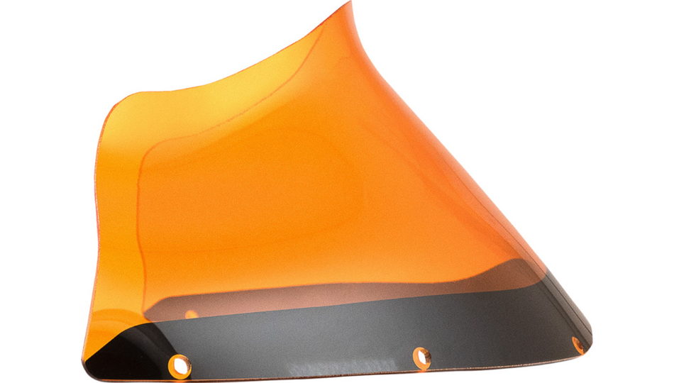 Klock Werks Kolor Flare 9" Orange Windshield 4 Harley FXRP