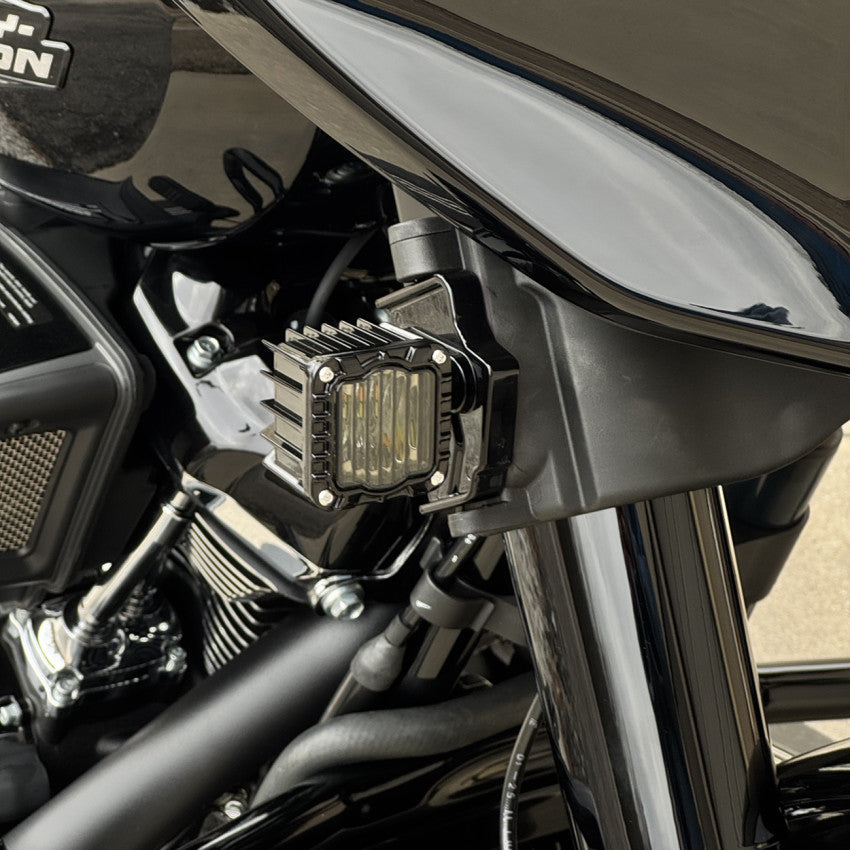 Custom Dynamics Shark Demon LED Front Turn Signals for 23-26 Street Glide