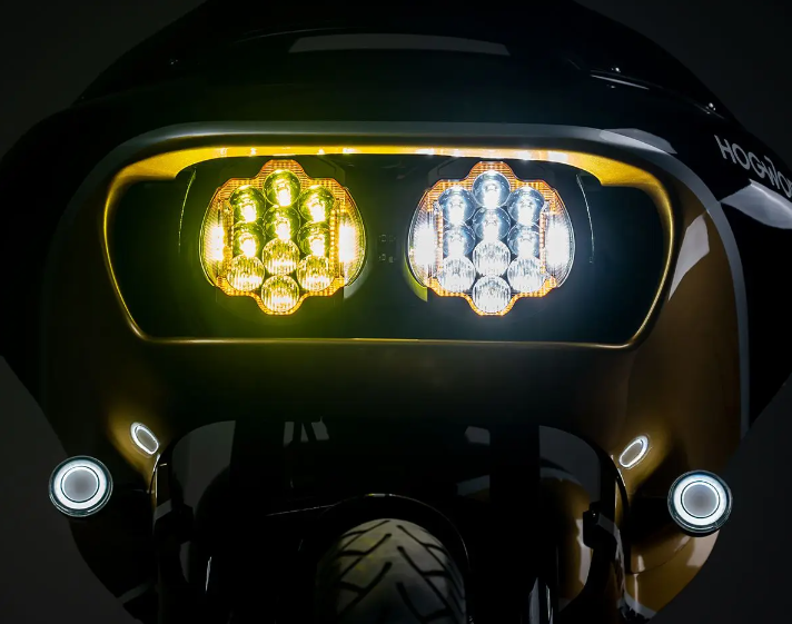 Hogworkz Harley® Road Glide Sabertooth™ Performance LED Headlight