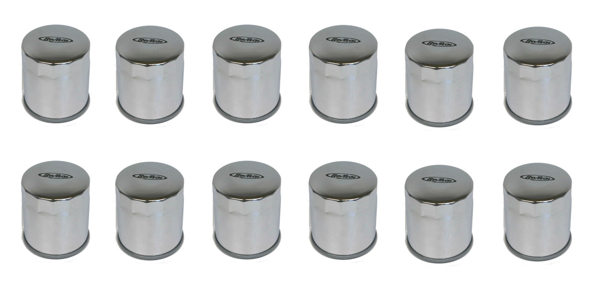Custom Chrome Rev Tech Oil Filters x12 Lot of 12 Harley Big Twin EVO 63796-77A Repl.