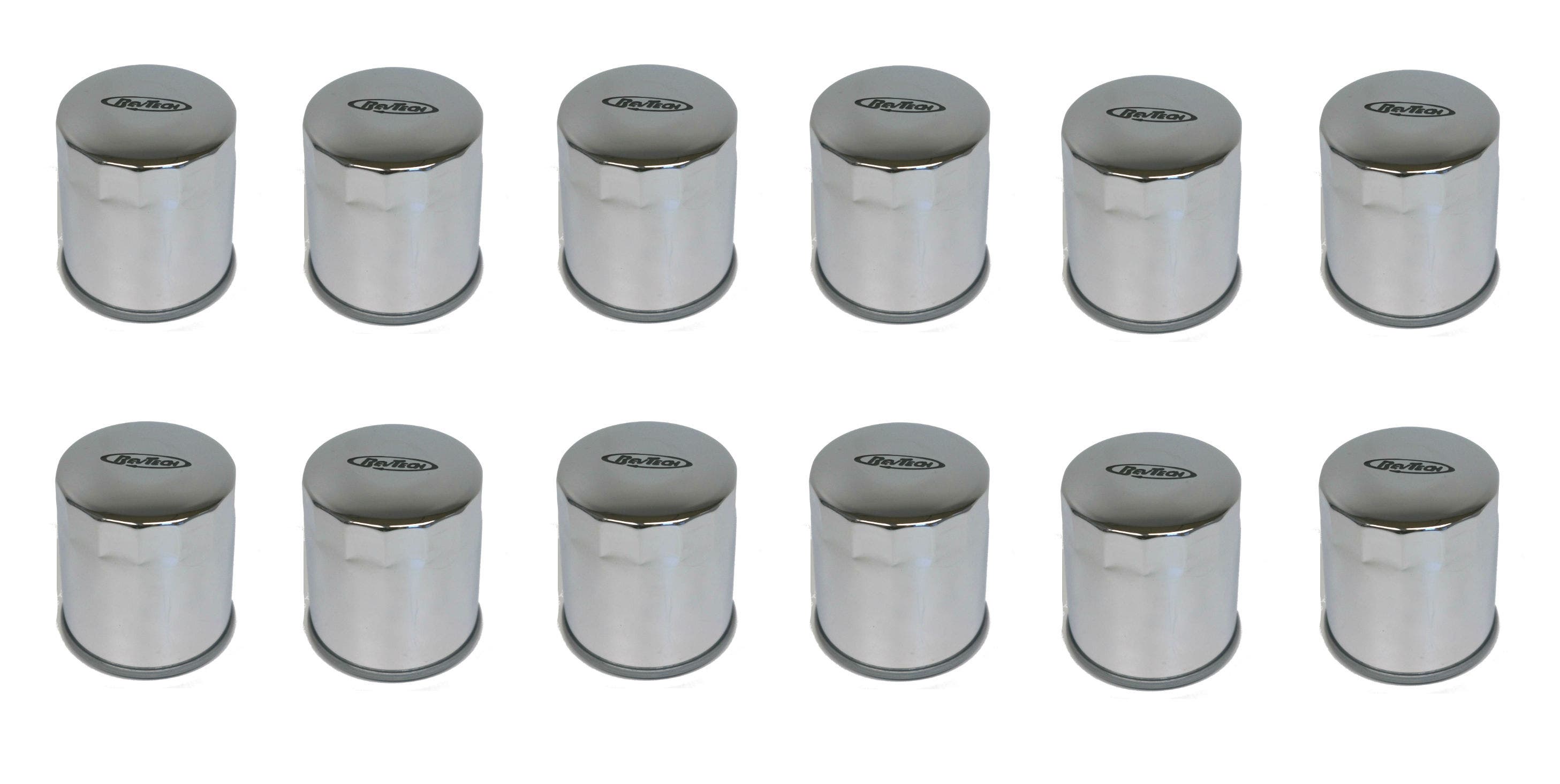 Custom Chrome Rev Tech Oil Filters x12 Lot of 12 Harley Big Twin EVO 63796-77A Repl.