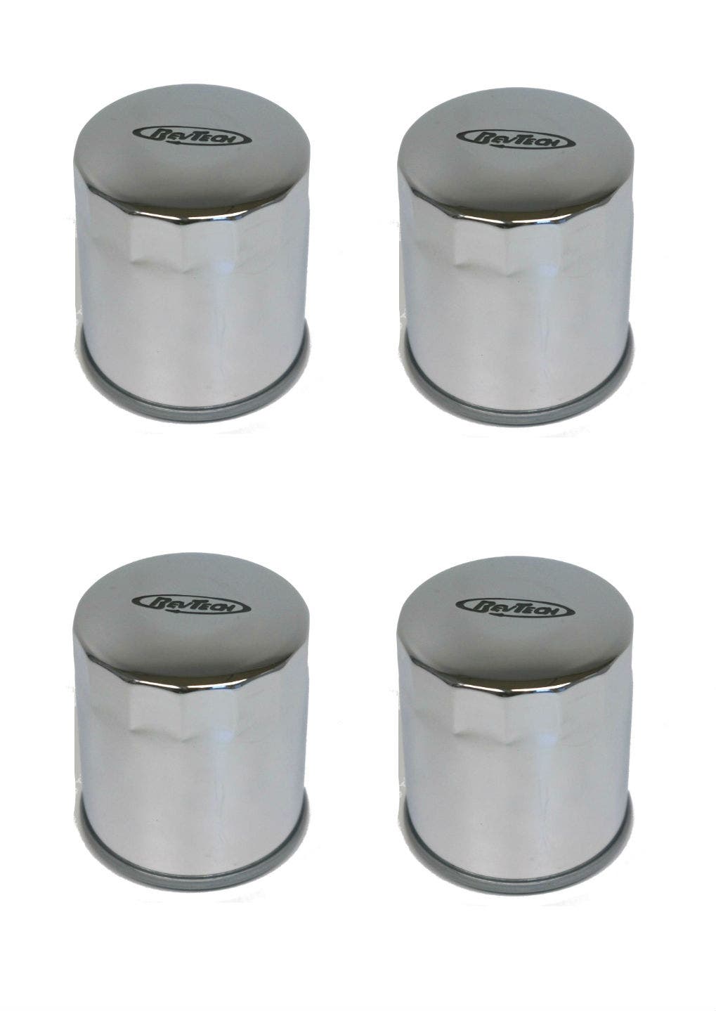Custom Chrome Rev Tech Oil Filters Lot of 4 for Harley Big Twin EVO Models X 4 