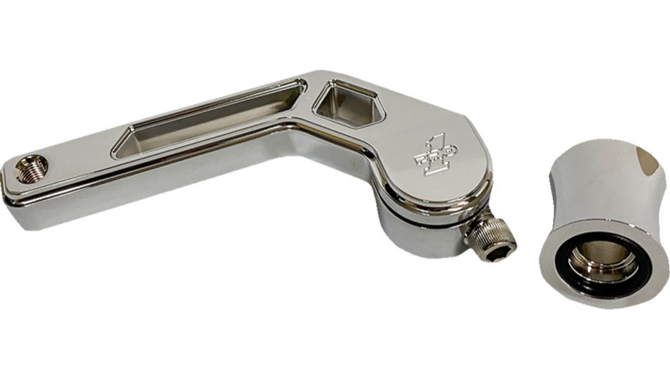 Pro-One T-Rex Shorty Chrome Shifter Arm 4 Harley 88-22 FL Models