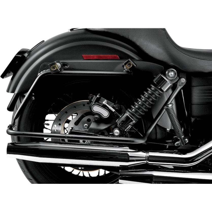 Cycle Visions CV7400B Bagger Tail Kit for Dyna FXD 06-17 Black Saddlebag Mounts