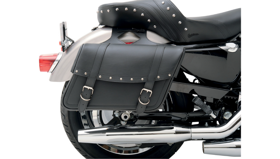 Saddlemen Highwayman Riveted Slant Style Throw-Over Medium 13" Univ Saddlebags