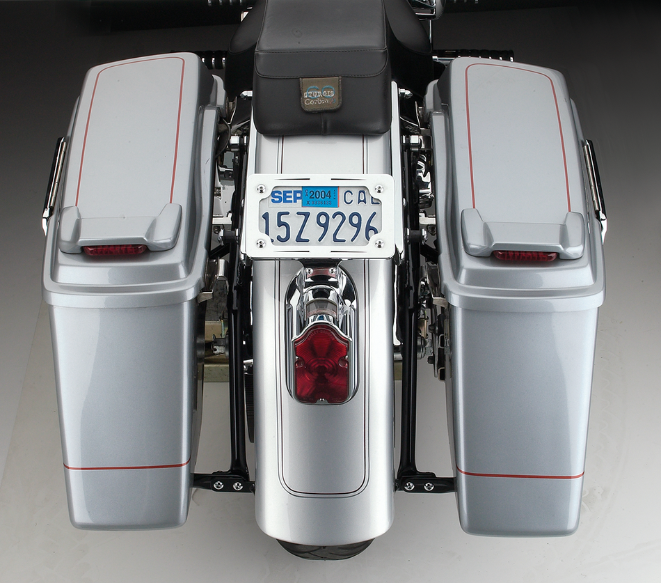 Cycle Visions CV-7200A Bagger Tail Kit for 86-07 FL Softail w/ Black Mount