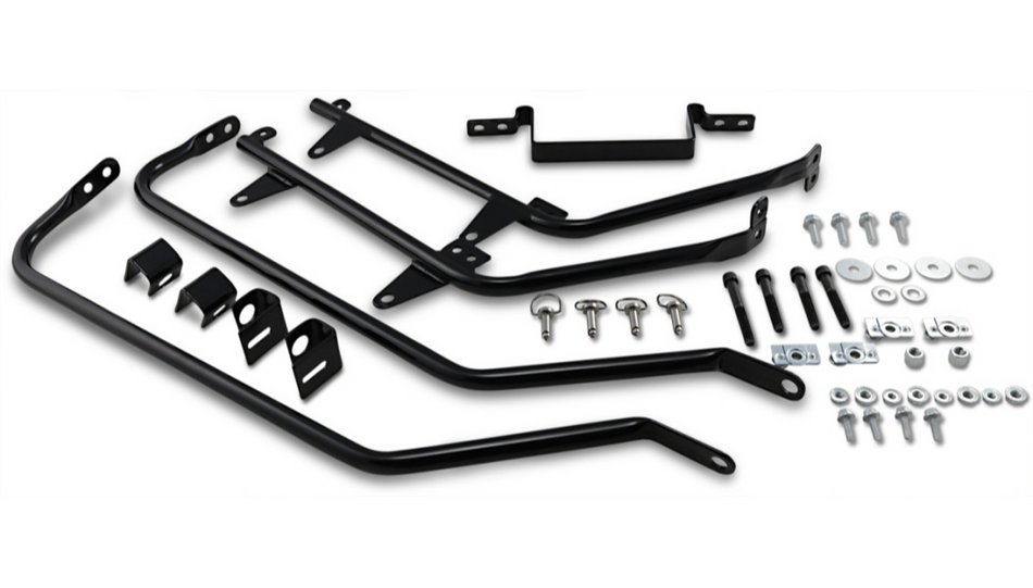 Cycle Visions CV-7200A Bagger Tail Kit for 86-07 FL Softail w/ Black Mount