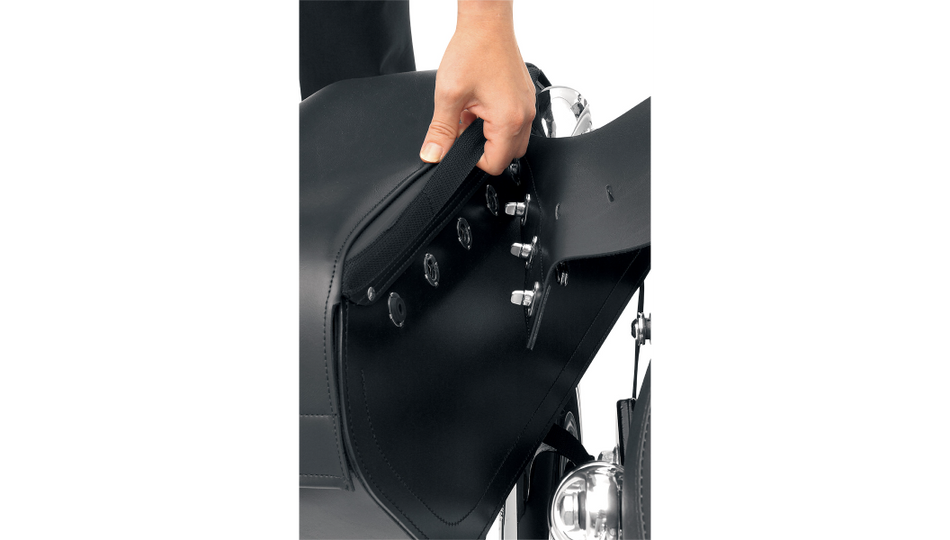 Saddlemen Cruis'N Slant Large 17" Throw-Over Universal Saddlebags w/ Face Pouch