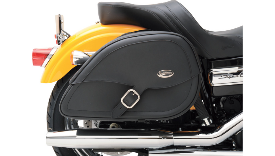 Saddlemen Drifter Rigid Mount Streamline Teardrop Saddlebags Harley Dyna FXD