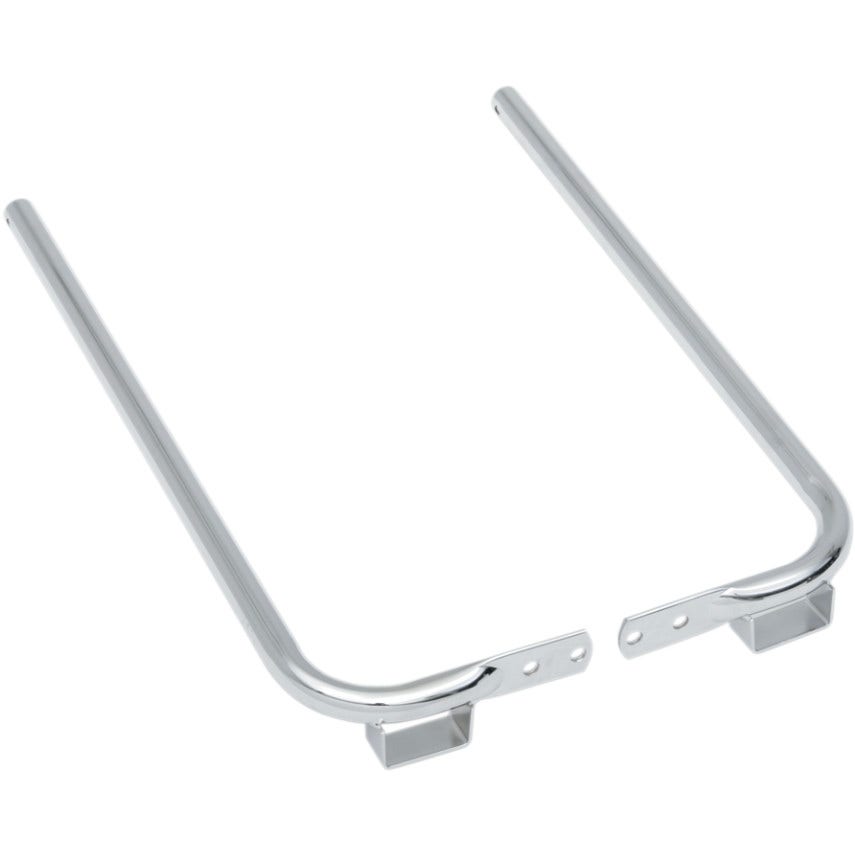 Drag Specialties Chrome Plated Saddlebag Support Brackets Harley Touring 99-03