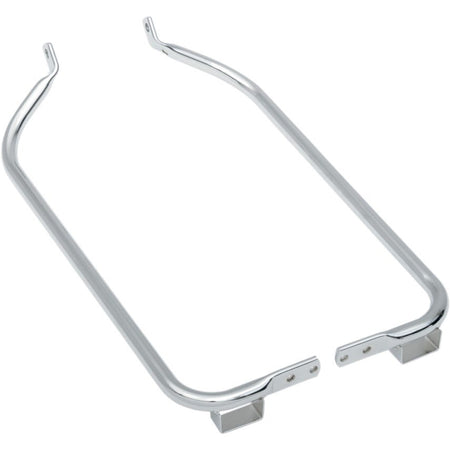 Drag Specialties Chrome Plated Saddlebag Support Brackets Harley FLHX FLTR 04-08