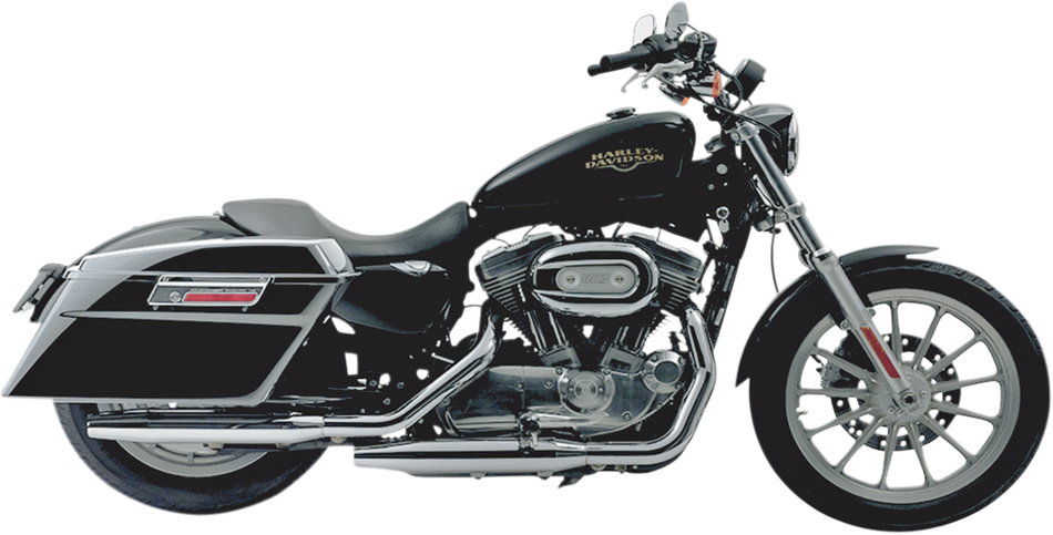 Cycle Visions Bagster Saddlebag Mount for Harley Sportster XL Models Black Mounts