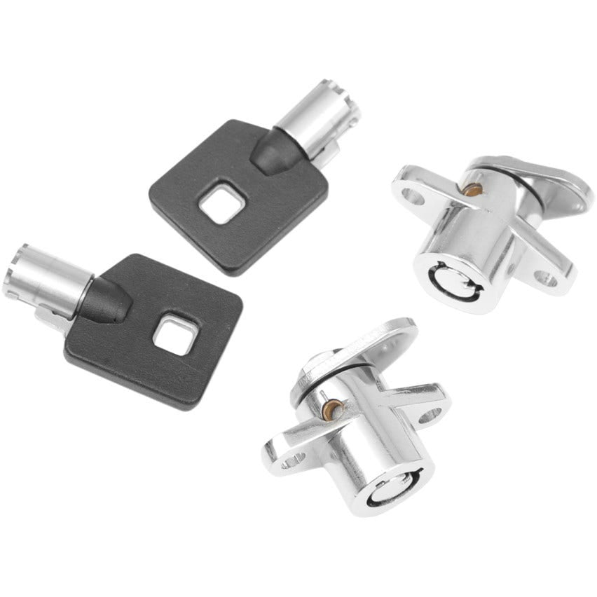 Drag Specialties Replacement Saddlebag Lock Set with Keys Harley OEM Saddlebags - 3501-0867