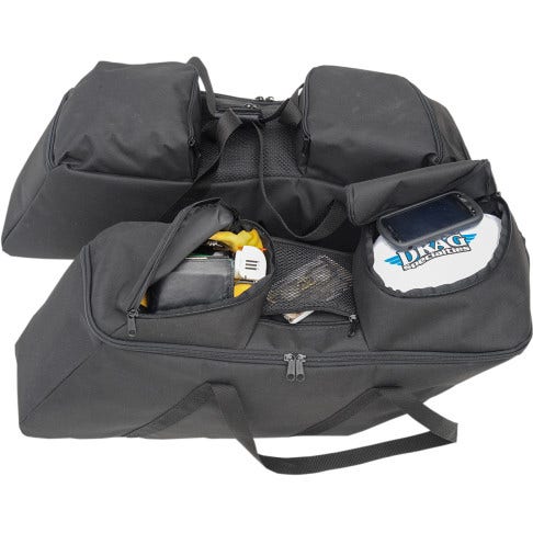 Drag Specialties Collapsible Softail Luggage for Harley OEM Saddlebags 14-18